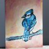 Jay 2' -11x14- Original on Wood - Image 2