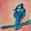 Jay 2' -11x14- Original on Wood