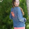 Painted Fashion - Octopus On Blue Denim - Image 3