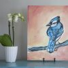 Jay 2' -11x14- Original on Wood - Image 3